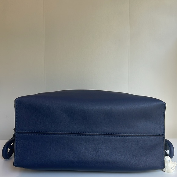 LOEWE Flamenco Knot Napa Leather Bag Navy - Picture 12 of 17
